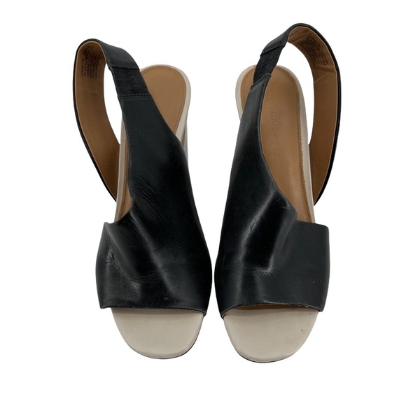 Calvin Klein Black Luxor Linnette Lucite Sling Back Heels Size 6.5 Women’s - Picture 3 of 9